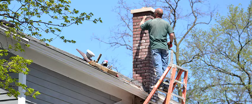 Vinyl and PVC Chimney Flashing Installation in Gastonia, NC
