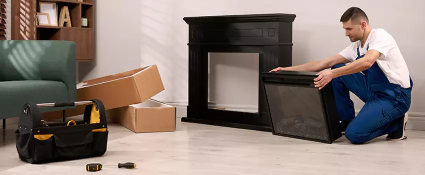 Old Rusted Metal Fireplace Repair And Replacement in Gastonia, NC